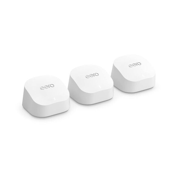eero 6+ Dual Band AX3000 Wi-Fi 6 Router Mesh System - White (3-Pack) - Picture 1 of 1